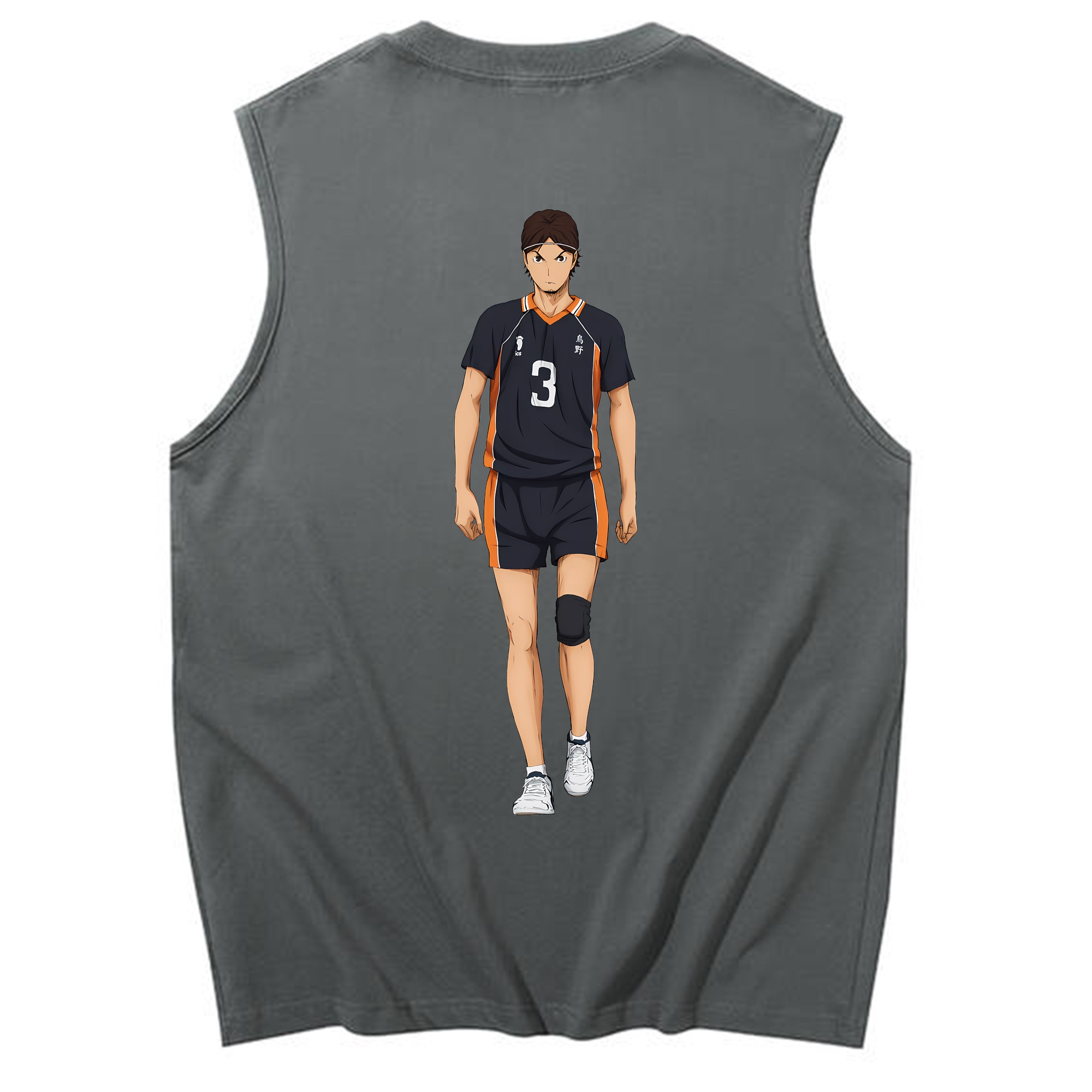 （画像用） ハイキュー!! Haikyu!! コットン100％タンクトップ（背面プリント）